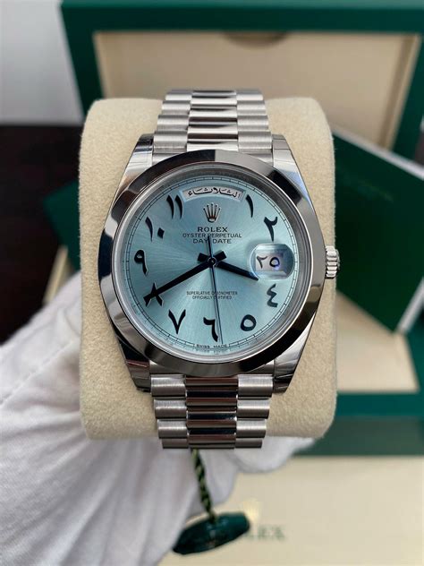 rolex day date stainless steel arabic|rolex day date configurator.